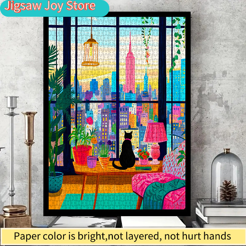 DIY Paper Puzzle, New York Cit - The Plant Parent recension och pris