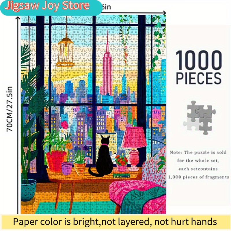 DIY Paper Puzzle, New York Cit - The Plant Parent recension och pris