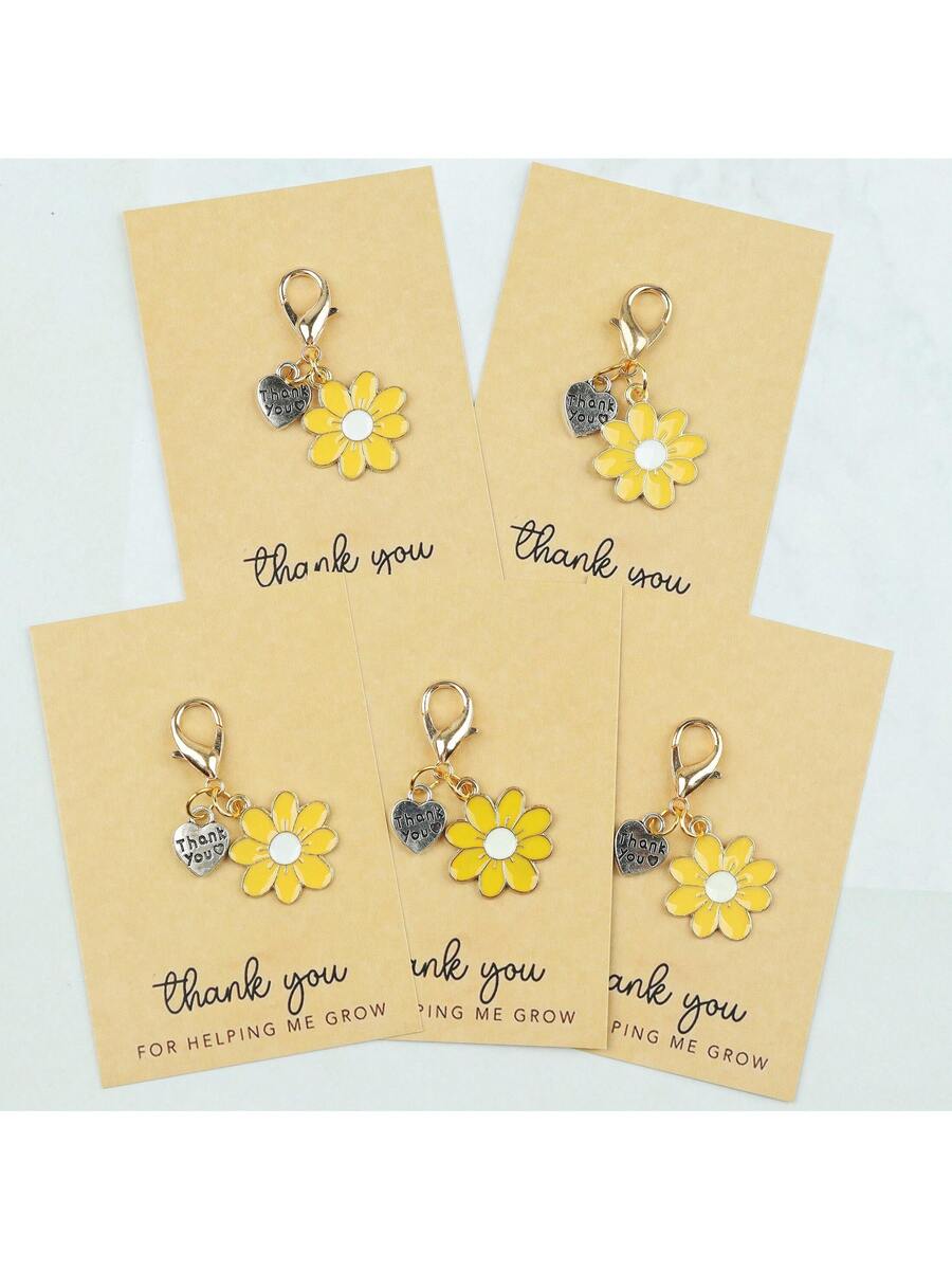 Enamel Daisy Keychains With Th - The Plant Parent recension och pris