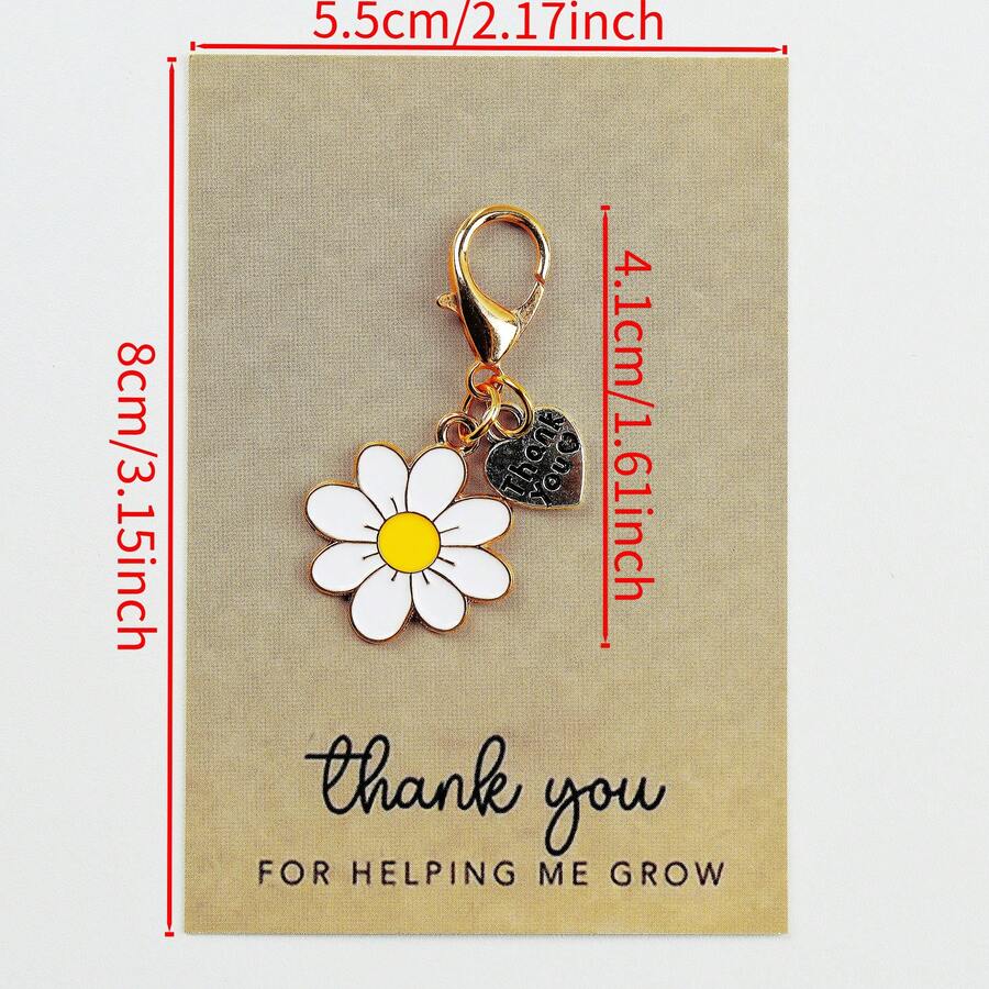 Enamel Daisy Keychains With Th - The Plant Parent recension och pris