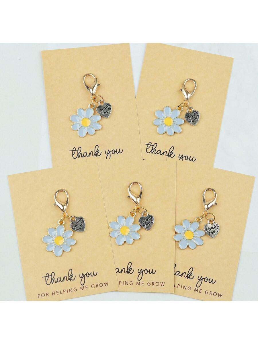 Enamel Daisy Keychains With Th - The Plant Parent recension och pris
