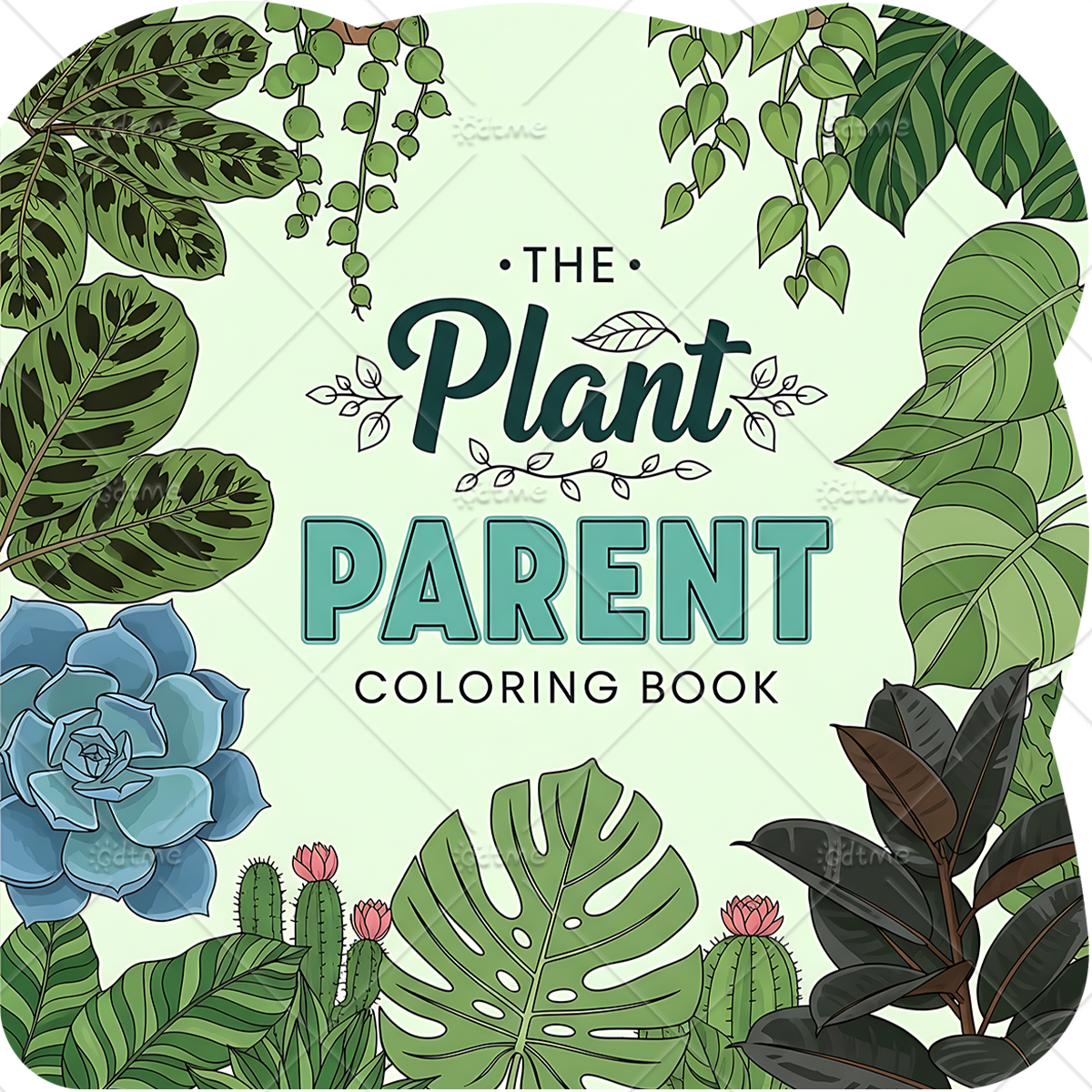 THE Plant PARENTE Coloring Boo - The Plant Parent recension och pris