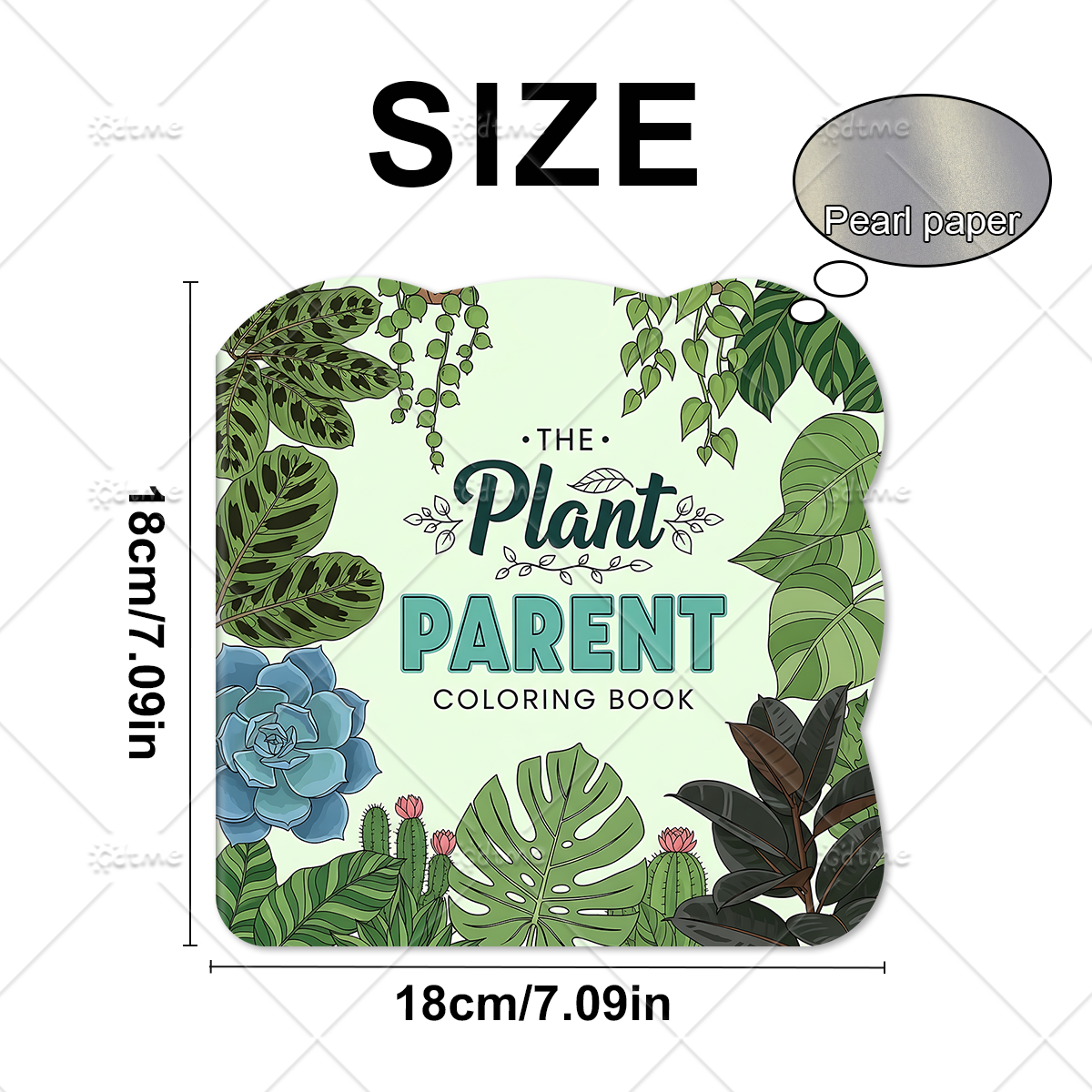THE Plant PARENTE Coloring Boo - The Plant Parent recension och pris