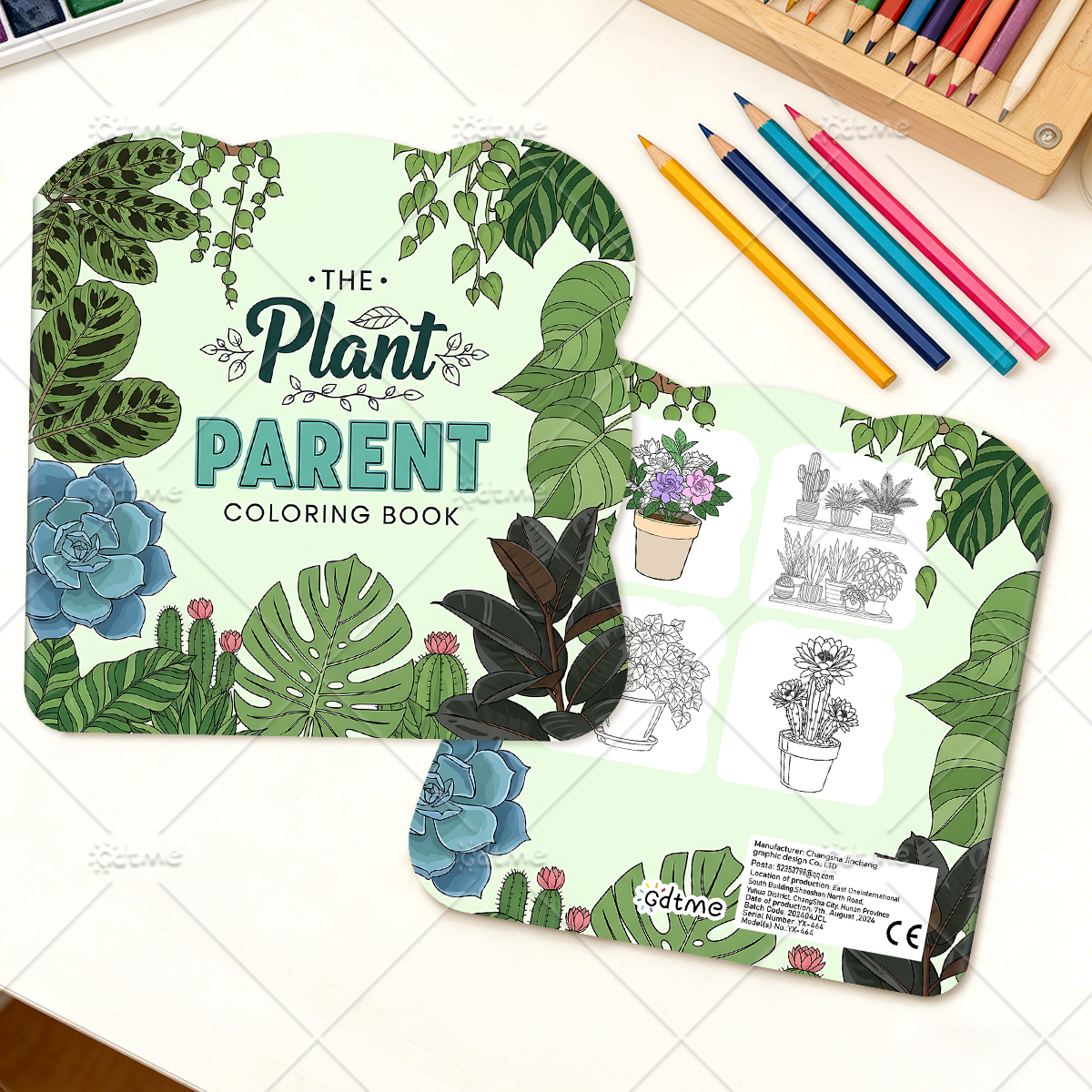 THE Plant PARENTE Coloring Boo - The Plant Parent recension och pris